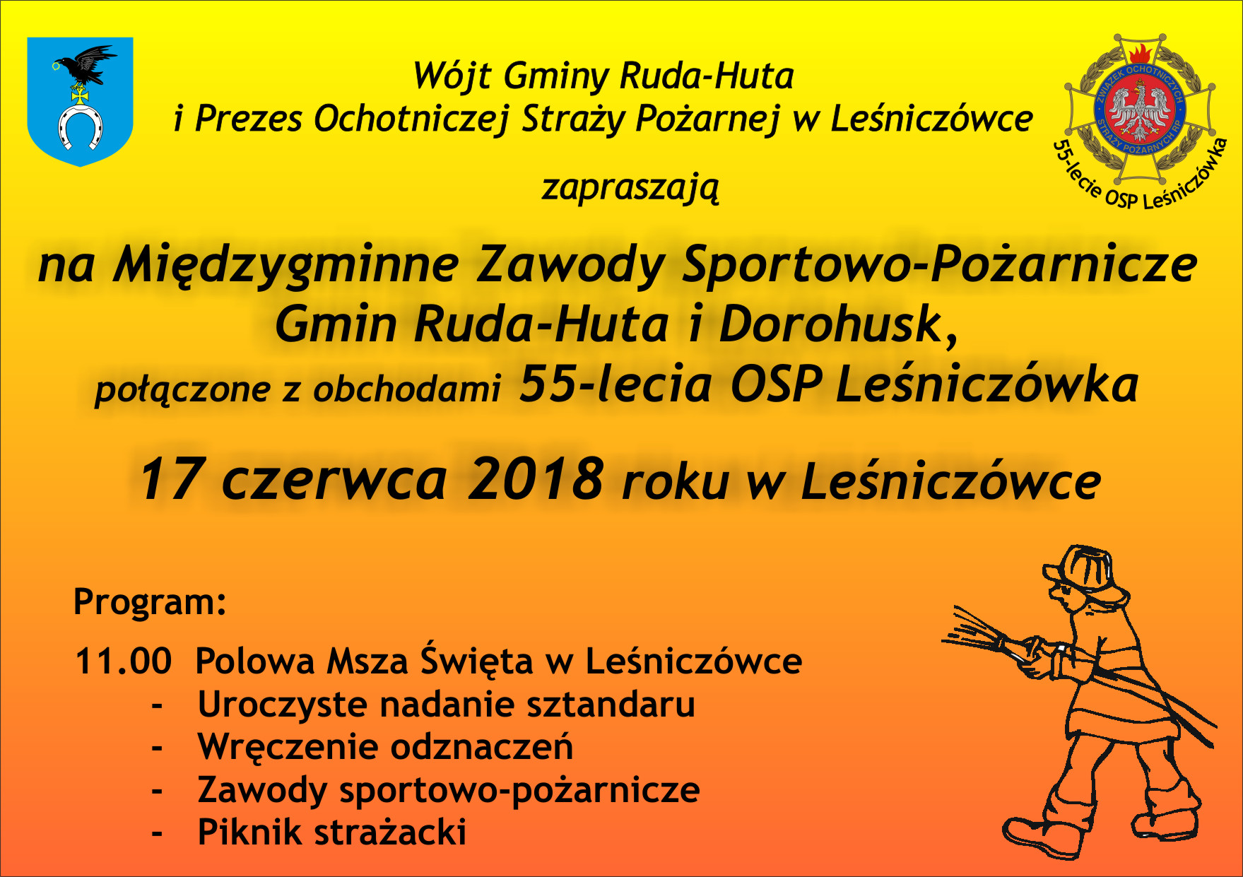 zaproszenie zawody strazackie 2018 www