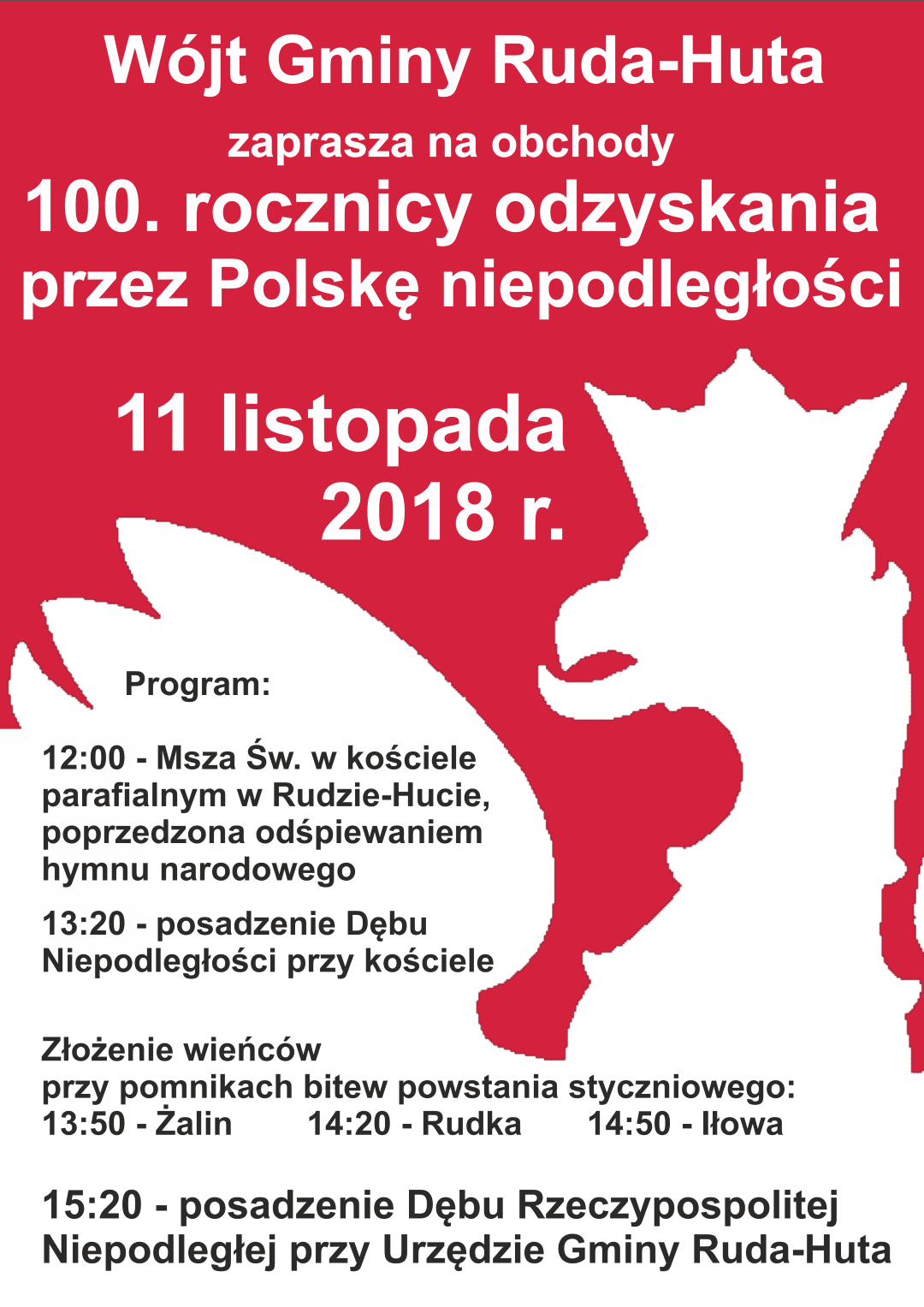 100 rocznica odzyskania niepodleglosci 2018