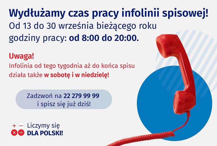 infolinia NSP 13-30 wzreśnia br.